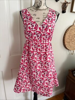 THAKOON x RTR Pink Pop Art Shift Dress By